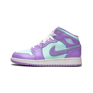 Jordan 1 Mid Purple Aqua (GS)