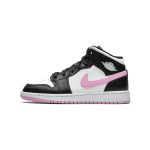 Jordan 1 Mid White Black Light Arctic Pink (GS)