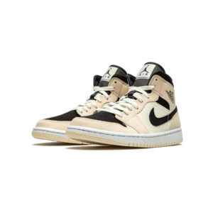 Alternative view of Jordan 1 Mid Barely Orange (W)