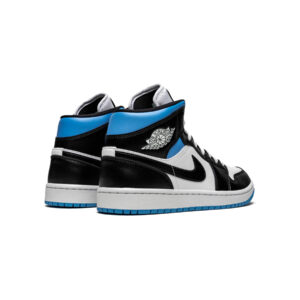 Alternative view of Jordan 1 Mid University Blue (W)