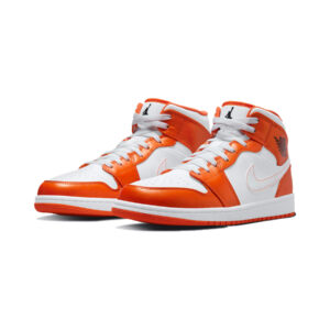 Alternative view of Jordan 1 Mid Metallic Orange