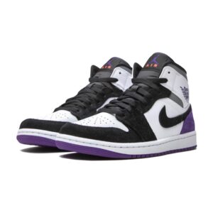 Alternative view of Jordan 1 Mid SE Purple