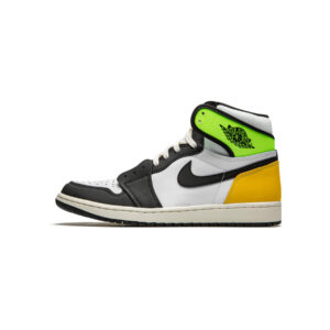 Jordan 1 Retro High White Black Volt University Gold