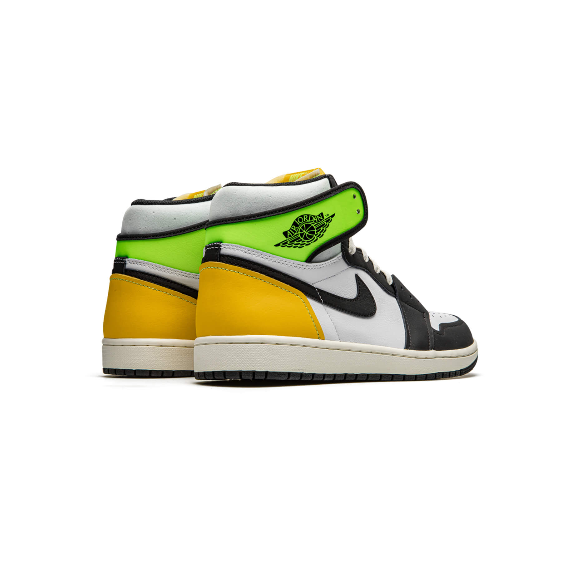 Jordan 1 Retro High White Black Volt University Gold - Image 3