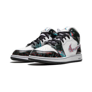 Alternative view of Jordan 1 Mid SE Take Flight (GS)