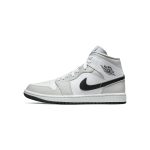 Jordan 1 Mid Light Smoke Grey Black