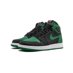 Alternative view of Jordan 1 Retro High Pine Green Black
