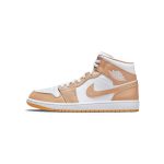 Jordan 1 Mid Hemp Tan White