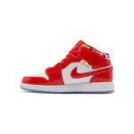Jordan 1 Mid Barcelona Sweater Red Patent