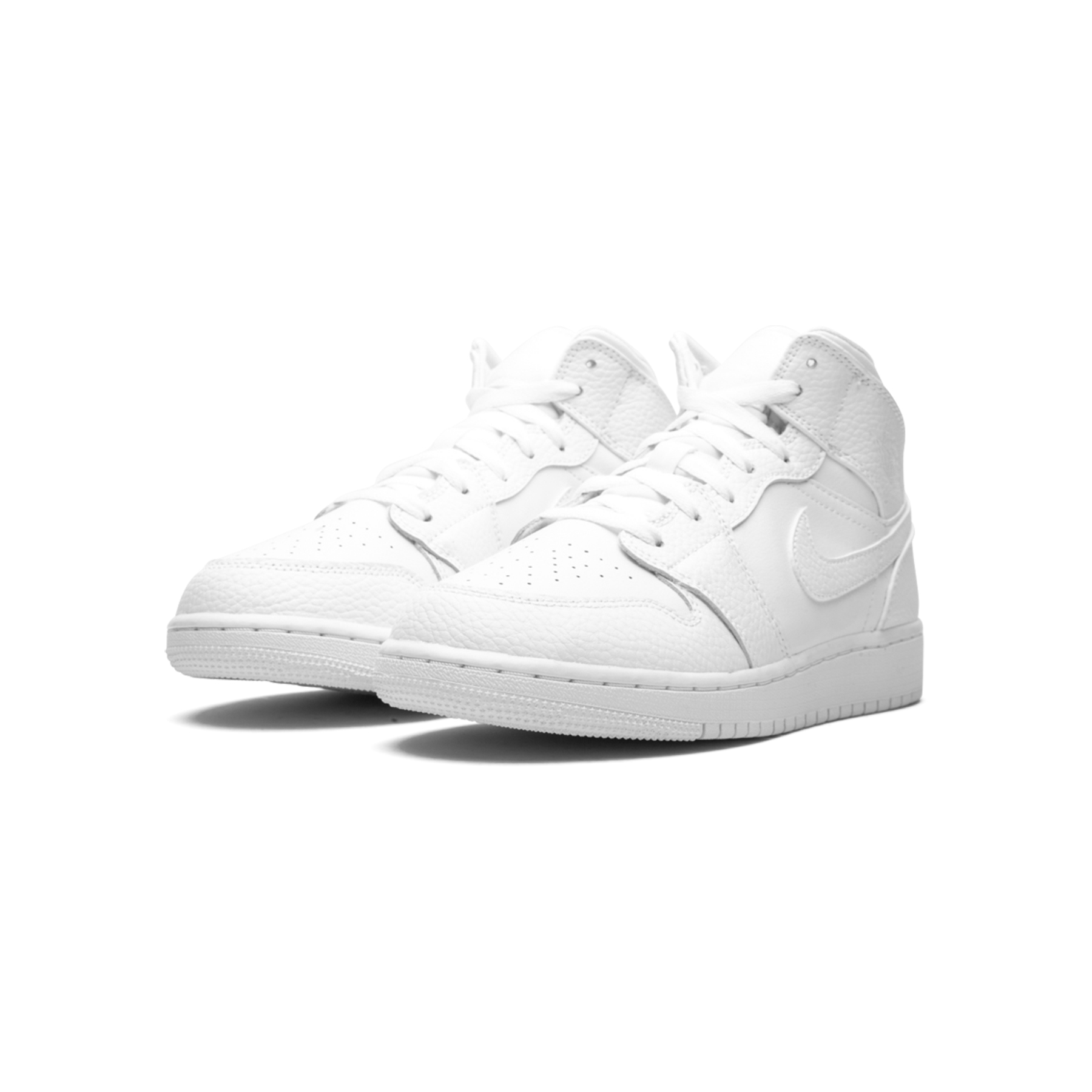 Jordan 1 Mid Triple White (GS) - immagine 2
