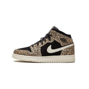 Jordan 1 Mid SE Leopard (GS)