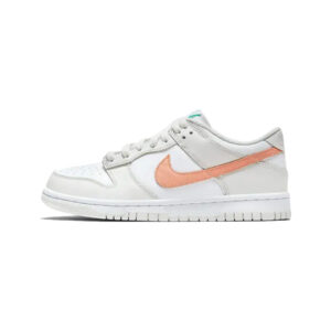 Nike Dunk Low White Bone Peach Aqua