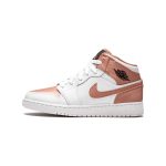Jordan 1 Mid White Rose Gold (GS)