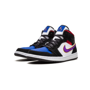 Alternative view of Jordan 1 Mid Lakers Top 3