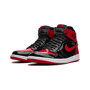 Alternative view of Jordan 1 Retro High OG Bred Patent