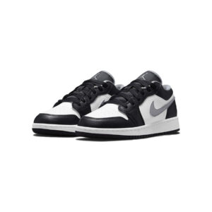 Alternative view of Jordan 1 Low Black Medium Grey 2021