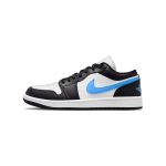 Jordan 1 Low Black University Blue White