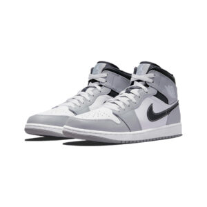 Alternative view of Jordan 1 Mid Light Smoke Grey Anthracite