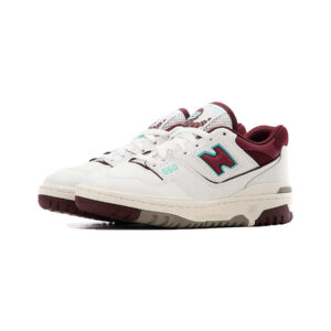 Alternative view of New Balance 550 White Burgundy Blue