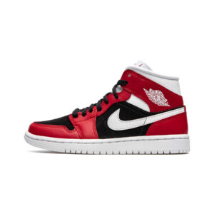 Jordan 1 Mid Gym Red Black (W)