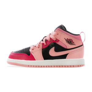 Jordan 1 Mid Coral Chalk (PS)