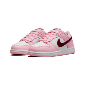 Alternative view of Nike Dunk Low Pink Red White (PS)