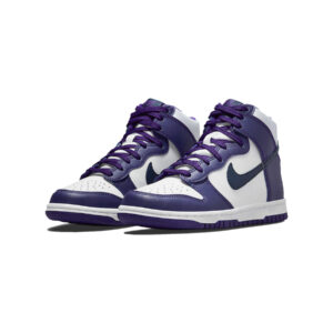 Alternative view of Nike Dunk High Electro Purple Midnght Navy