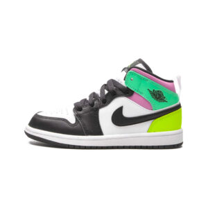 Jordan 1 Mid Pastel Black Toe (PS)