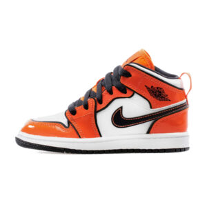 Jordan 1 Mid Turf Orange (PS)