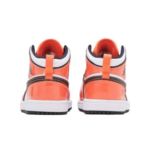 Alternative view of Jordan 1 Mid Turf Orange (PS)