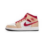 Jordan 1 Mid Beige Red (GS)
