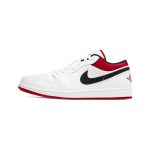 Jordan 1 Low White University Red Black