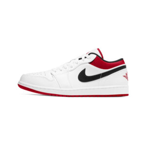Jordan 1 Low White University Red Black