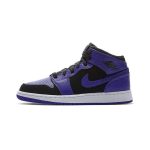 Jordan 1 Mid Black Dark Concord