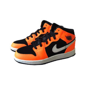 Alternative view of Jordan 1 Mid Black Cone