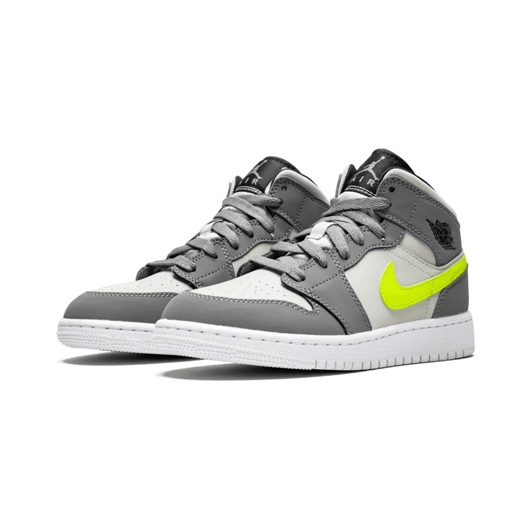 Jordan 1 Mid Gunsmoke Volt - Image 2