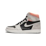 Jordan 1 Retro High Neutral Grey Hyper Crimson