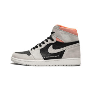 Jordan 1 Retro High Neutral Grey Hyper Crimson