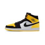Jordan 1 Mid Yellow Toe Black