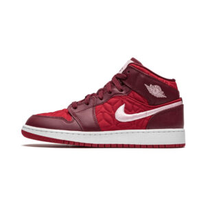 Jordan 1 Mid SE Red Quilt (GS)