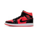 Jordan 1 Mid Hot Punch Black (W)