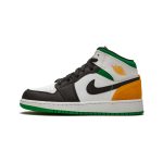Jordan 1 Mid SE White Laser Orange Lucky Green (GS)