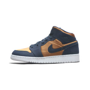 Jordan 1 Mid Obsidian Desert Ochre