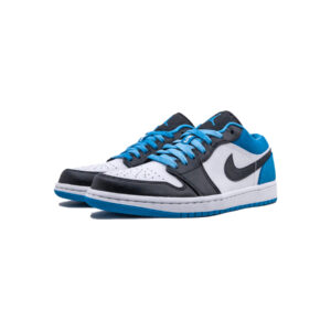 Alternative view of Jordan 1 Low Laser Blue