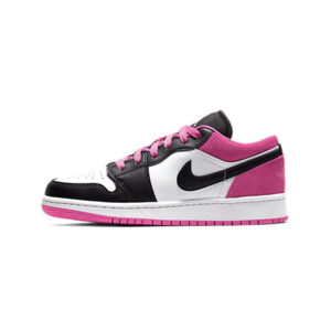Jordan 1 Low Black Active Fuchsia