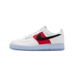 Nike Air Force 1 Low White Red Black (Icy Soles)