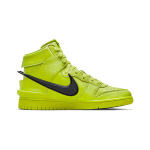 Alternative view of Nike Dunk High AMBUSH Flash Lime