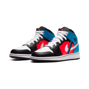 Alternative view of Jordan 1 Mid Tri Color Ribbons (GS)