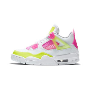 Jordan 4 Retro White Lemon Pink (GS)