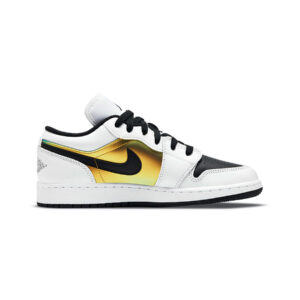 Alternative view of Jordan 1 Low Metallic Gold (GS)